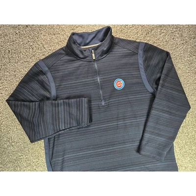 Мужской бейсбольный пуловер Tommy Bahama средний размер Cubs рубашка с длинным рукавом IslandZone - Изображение 1 из 4