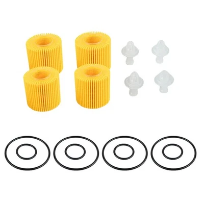 New 4PCS Oil Filter / Oil Filter Element  For Toyota Corolla #04152-YZZA6 - Image 1 of 4