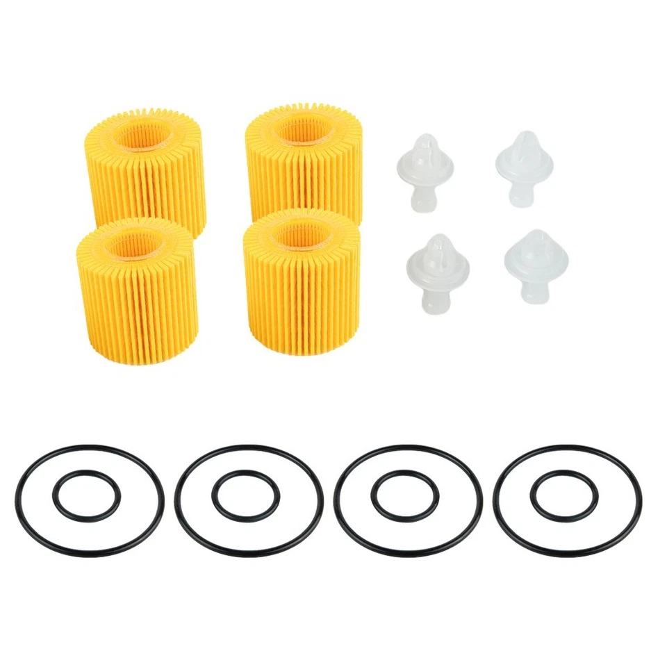 New 4PCS Oil Filter / Oil Filter Element  For Toyota Corolla #04152-YZZA6 - Image 1 of 4