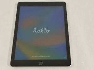 Apple iPad 5th Gen A1823 32 GB iOS 16.7.11 ( Wi-Fi + 4G ) Unlocked - Picture 1 of 8