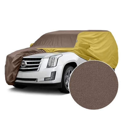 For Volkswagen EuroVan 95-97 Car Cover WeatherShield HP Two-Tone Taupe Custom Foto 1 de 4