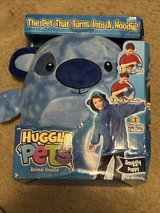 NWT Huggle Pets Kids Plush Animal Hoodie Snuggly Puppy One Size Ages 3-11 - Picture 1 of 1