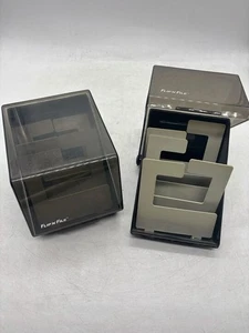 Vintage Floppy Disc Case Flip N' File 4.5" case with lid set of 2 - Picture 1 of 4