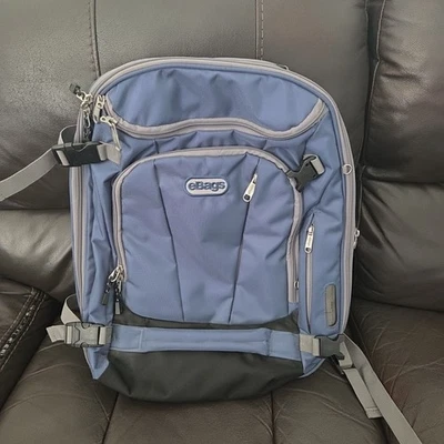 eBags Mother Lode Full Size Convertible Travel Backpack Luggage Blue - Image 1 of 4