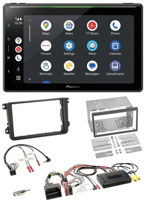 Pioneer 2DIN Lenkrad USB Bluetooth DAB Autoradio für VW T5 Golf Tiguan Touran 20 - Bild 1 von 4