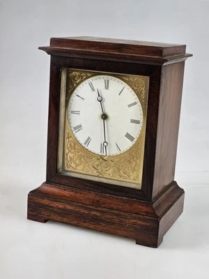 Antique Rosewood V A P Brevete Mantel Clock  — 第 1/4 张图片