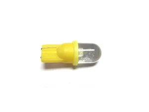 Pinball replacement bulb LED 6.3 volt AC, 555 clear wedge base T10 Cool Yellow - Picture 1 of 1