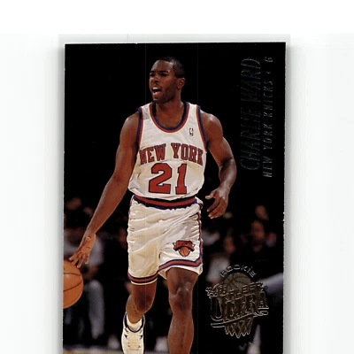Baloncesto Fleer Ultra 1994-95 Charlie Ward novato #299 New York Knicks Foto 1 de 2