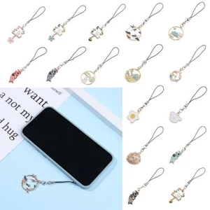Charm Bag Accessories Cat Mini Flower Phone Case Pendant Cute - Photo 1/30
