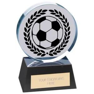 Glass Sports Award with Presentation Box Emperor Trophy Personalised Engraving - Picture 1 of 18