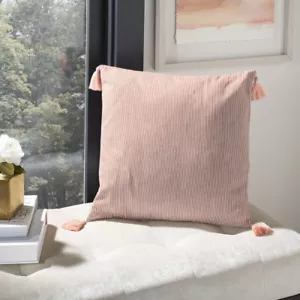 SAFAVIEH Sidney Pillow | Red / White | - Picture 1 of 5