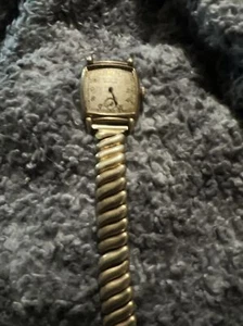Bulova Gold Men's Watch parts Only 1/20 10k Rolled Gold 12k Gf Band - Picture 1 of 2