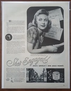 Vintage Print Ad Clarksdale Mississippi Martha Montgomery Ponds Cold Cream 1943 - Picture 1 of 3