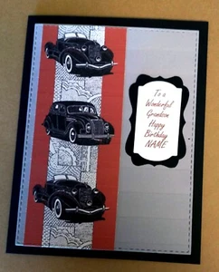 Personalized Birthday Card for Son Brother Grandson Friend etc.  Verse Inside - Picture 1 of 5