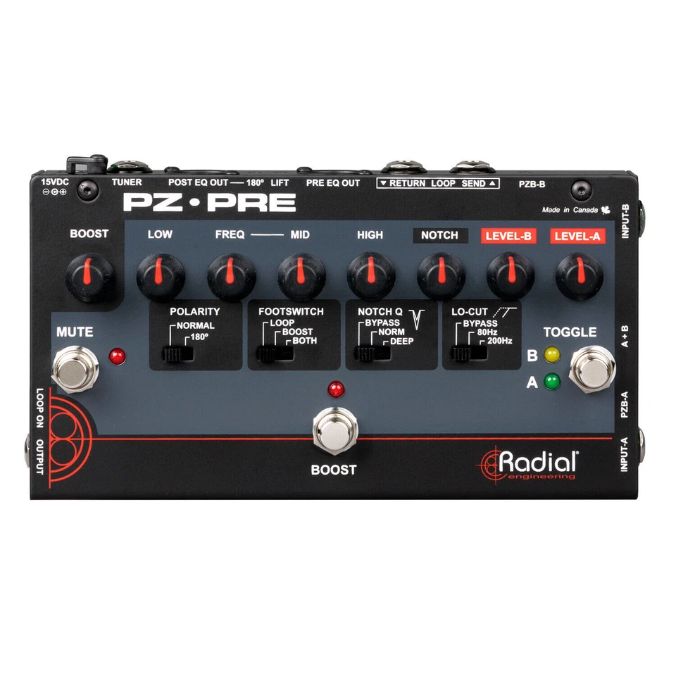 Radial Engineering PZ-Pre Effects Pedal R800 7085