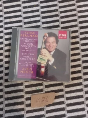 NEW FACTORY SEALED CD / ITZHAK PERLMAN /  ISRAEL PHILHARMONIC ORCHESTRA / EMI. - Image 1 of 2