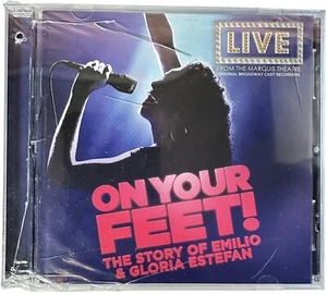 On Your Feet The Story of Emilio & Gloria Estefan CD 2016 Cracked & Hole in Case - Picture 1 of 7