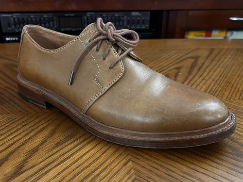 SCARPE ABITO DA UOMO COACH ALSTON DERBY MARRONI IN PELLE CON LACCI G1400 TAGLIA 9