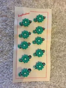 Nostalgie-Zopfhalter/ Haarspangen/ Haarschmuck/ Haargummi/ Zopfgummi OVP 21 - Bild 1 von 1