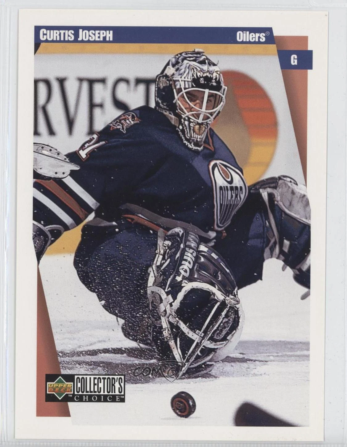 1997-98 Upper Deck Collector's Choice Jumbos 5 Card Set Curtis Joseph #2