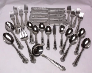 Reed & Barton 18/10 Edelstahl Besteck Service für 8 Set 46 Teile - Bild 1 von 4