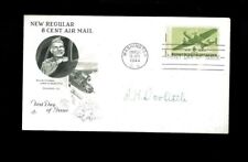 USA First Day Cover 03-21-44 #C26 Autographed by J.H. Doolittle. 200.00