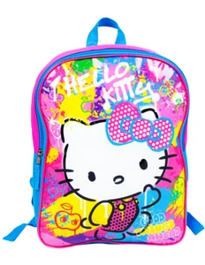 Hello Kitty 15" Large School Backpack - Picture 1 of 8