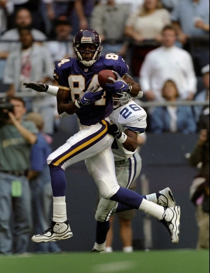 Minnesota Vikings Randy Moss Brillante 8x10 Foto NFL Fútbol Impresión #4 Foto 1 de 1