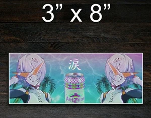 Vaporwave Slap Sticker Ayanami Rei Evangelion Arizona Vinyl Sticker Car Decal  - Picture 1 of 1