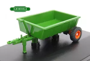 BNIB OO GAUGE OXFORD 1:76 76FARM005 GREEN OPEN FARM TRAILER - Picture 1 of 2