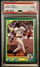 1990 Score Barry Bonds PSA 9 Pittsburgh Pirates