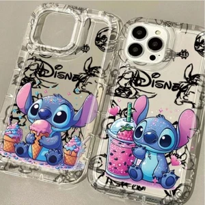 Coque téléphone Disney Stitch pour iPhone 15 14 13 12 11 X XS Plus Mini Pro Max - Photo 1 sur 16