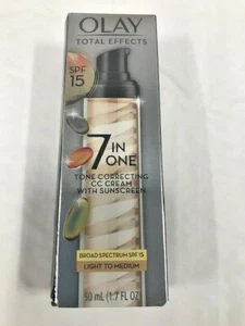 Olay CC Cream Total Effects Tone Correcting Moisturizer with Sunscreen Light ... - Picture 1 of 2