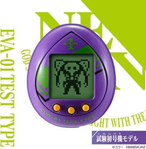Tamagotchi EVA-01 TEST TYPE BANDAI Purple Toy Evangelion Eva Egg EVATCHI GIFT - Picture 1 of 5