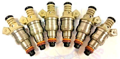 Fuel Injector Set For 1993-1996 Ford Pick-up F-150 F-250 F-350 4.9L Vin Y,Z - Image 1 of 3