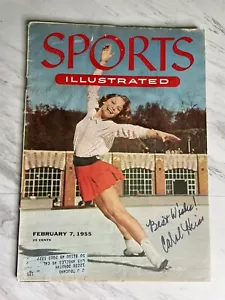 Carol Heiss Signed Sports Illustrated 2/7/1955 56/60 Olympic Gold/Silver Medal - Picture 1 of 4
