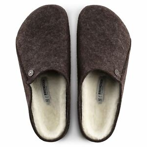 Women Birkenstock Zermatt Wool Shearling Slip On Shoes Comfort Clogs NEW