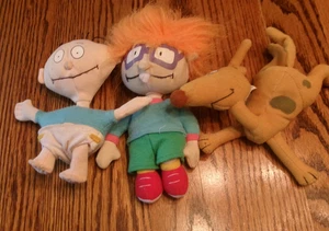 Rugrats Nickelodeon 1997 Figures Dolls 6"  Lot of 3 Tommy Chuckie Spike GC - Picture 1 of 3
