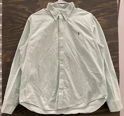 Polo Ralph Lauren Men’s XXL Classic Fit Mint Green Button Down Cotton Shirt - Image 1 of 4