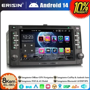 Android 14 64GB DVD Autoradio GPS Navi Kia Rio Cerato Sportage MAGENTIS CarPlay - Bild 1 von 22