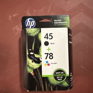 Original HP 45 Tintenpatronen Schwarz & 78 Farben - Bild 1 von 2