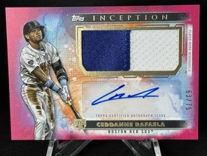 2024 Topps Inception CEDDANNE RAFAELA Fuchsia Jersey Patch Auto RC #/75 RPA Sox - Picture 1 of 2