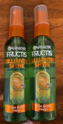 Paquete de 2 spray brillante Garnier Fructis Style Brilliant Shine 3,0 fl oz envío gratuito  Foto 1 de 2