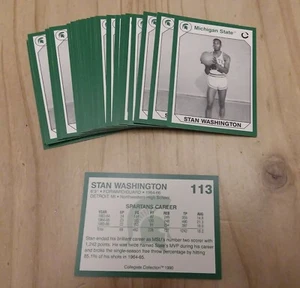 1990 Michigan State Collegiate Collection #113 STAN WASHINGTON Lot of (10) - Bild 1 von 1