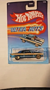 HOT WHEELS ULTRA HOTS '64 CHEVY CHEVELLE SS BLUE DIECAST 1:64 SCALE MUST SEE! - Picture 1 of 2