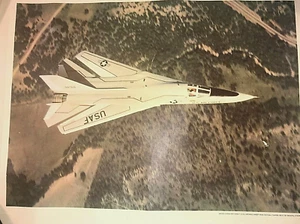 US Air Force FIIIA Variable Sweep Wing Fighter 16x20 inch Poster 1960s - Picture 1 of 4