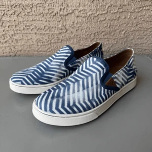 Olukai Pehuea Pa’i Damen 7,5 blau weiß Slipper Freizeitschuhe Sneaker Urlaub - Bild 1 von 11