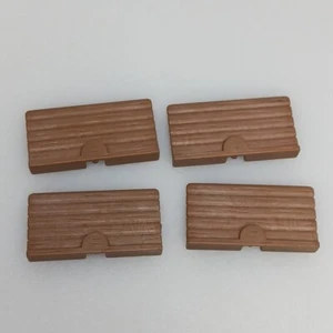 Playmobil X4 Plataforma Ganchos estrechos sobre pared de troncos 1 unidad largo Fort Western 5100 - Imagen 1 de 10
