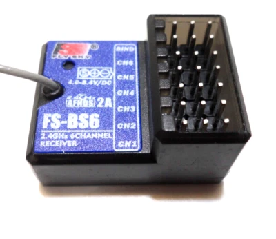 Flysky FS-BS6 6 Kanal 2,4Ghz Stabilisierter Funkempfänger für GT5 iT4s Turnigy - Bild 1 von 3