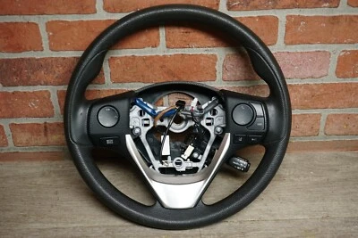 2017-2018 TOYOTA COROLLA SEDAN 3 RAIOS DIREÇÃO COM INTERRUPTOR DE CRUZEIRO DE TELEFONE DE ÁUDIO FABRICANTE DE EQUIPAMENTO ORIGINAL - Imagem 1 de 4